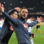 Napoli-Dinamo Mosca Higuain 2